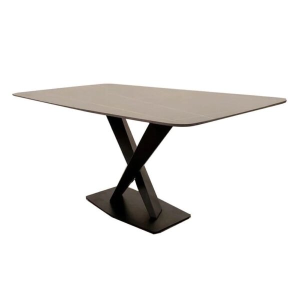 Ashley 1.6 Black Marble Dining Set - Image 4