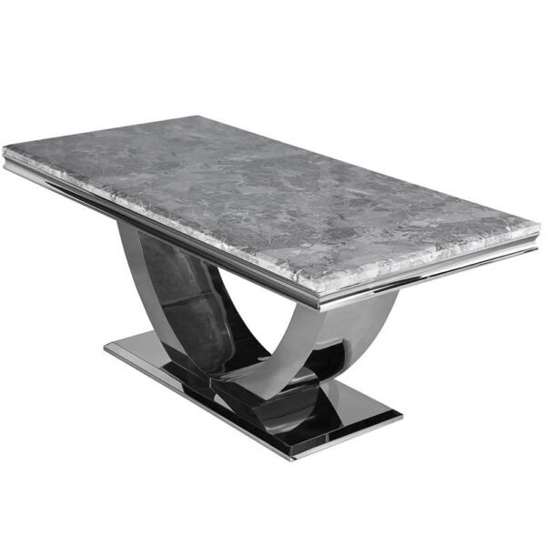 Aven Marble 1.6 Dining Set With Chairs - Image 3