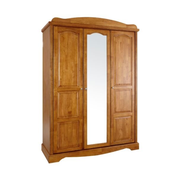 Buckingham 3 Door Solid Oak Wardrobe