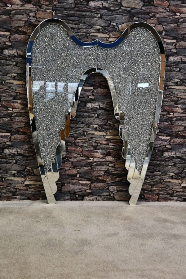 Crushed Diamond Angel Wings