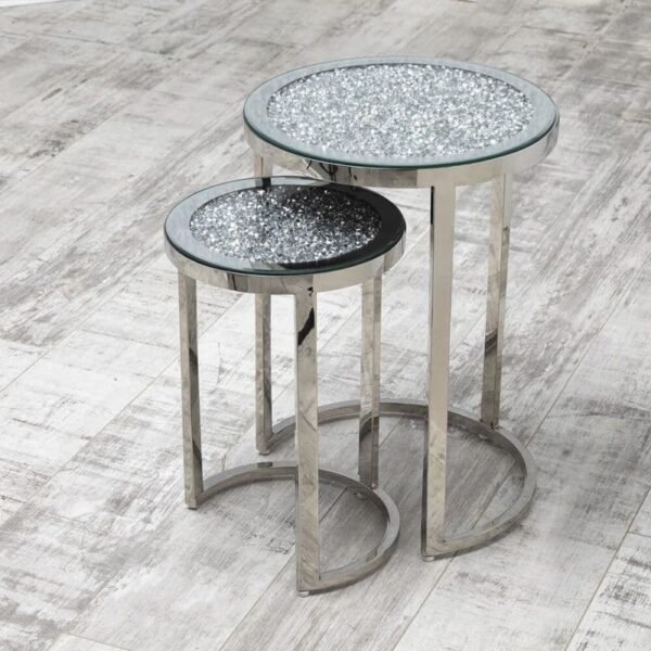 Crushed Nest Set Of 2 Tables