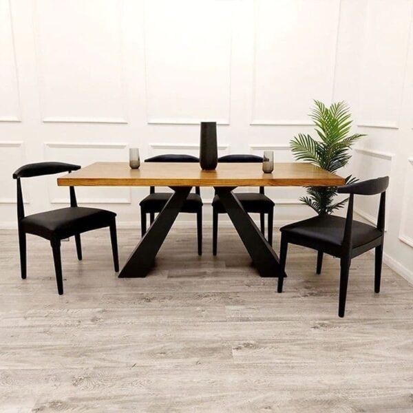 Excel Scandinavian 1.8m Dining Table With Chairs