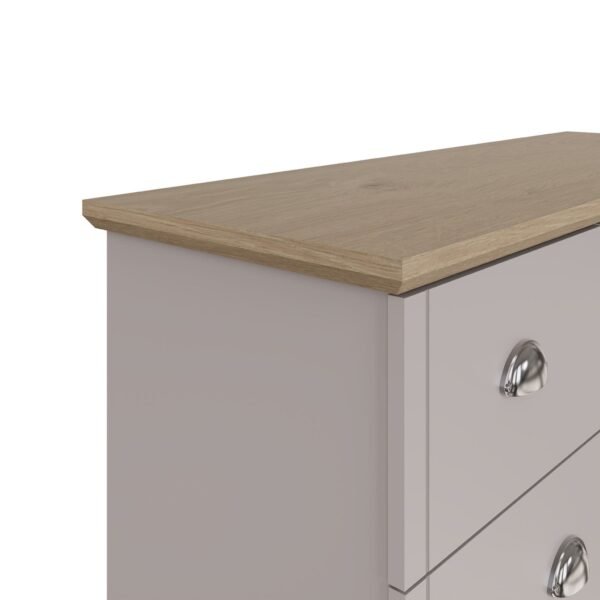 Kendal 4+3 Drawer Chest Grey - Image 3