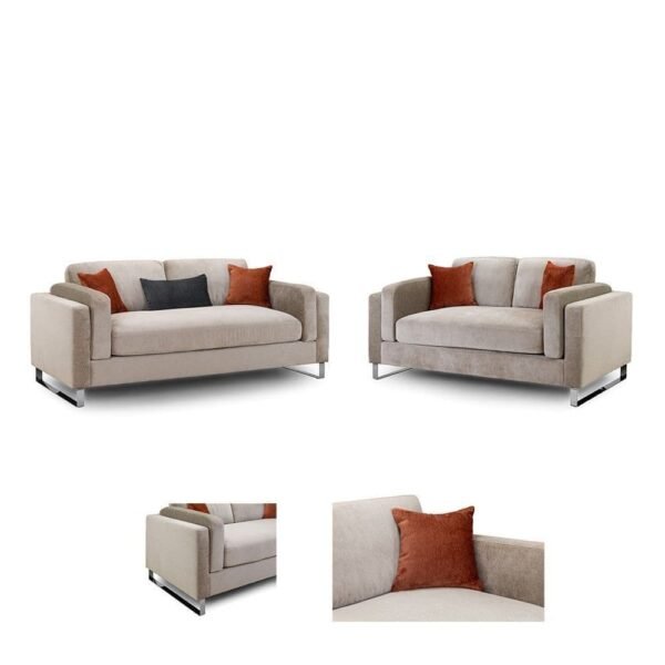 Kingsley Beige 3+2 Sofa Couch