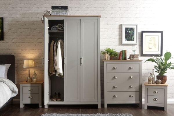 Lancaster 4 Piece Set Grey - Image 3