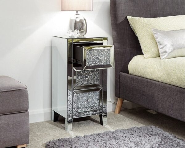 LUCIA 3 Drawer Jewelled Chest - Image 2