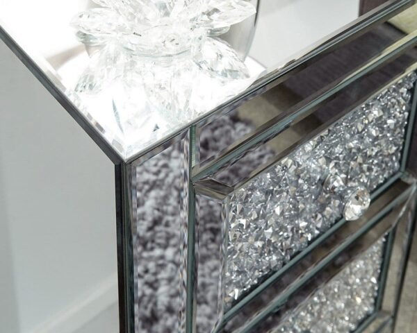 LUCIA 3 Drawer Jewelled Chest - Image 4