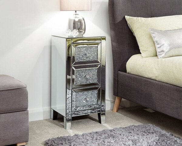 LUCIA 3 Drawer Jewelled Chest