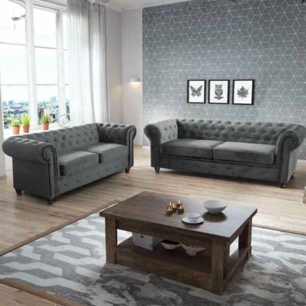 Lux 3+2 Chesterfield  Style Sofa