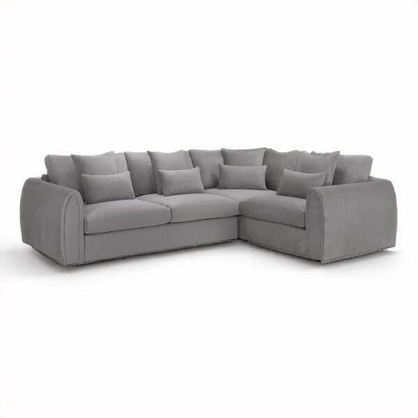 Miracle Sofa Grey Right Hand Facing Corner Couch