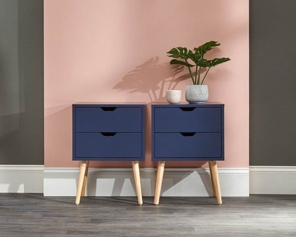 NYBORG 2 Drawer Bedside - Image 2