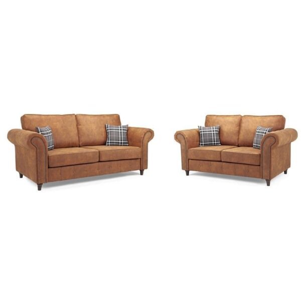 Oscar Tan 3+2 Sofa Couch