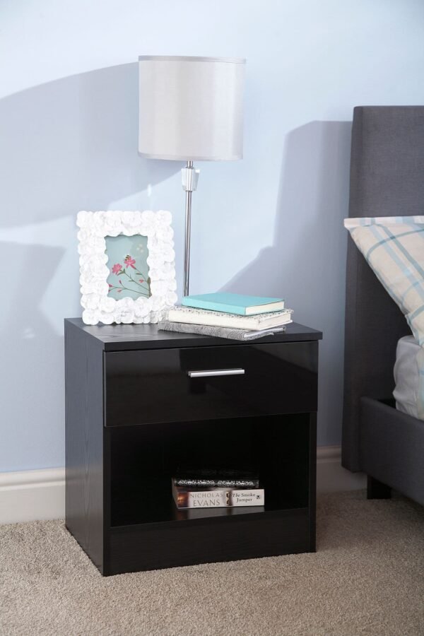 Ottawa Bedside Black - Image 2
