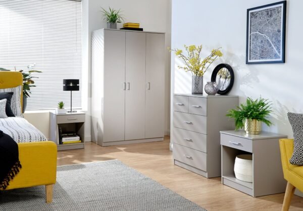 Panama 4Pce Bedroom Set Grey
