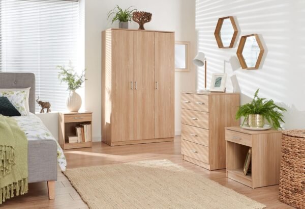 Panama 4Pce Bedroom Set Oak