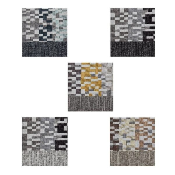 Plush Paradise Couch 2 Corner 2 Tetris Grey Sofa - Image 4