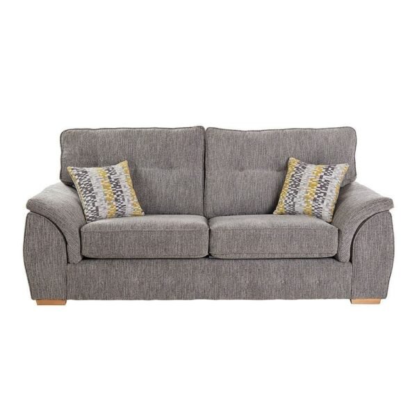 Plush Paradise Couch 3+1 Tetris Grey Sofa - Image 2