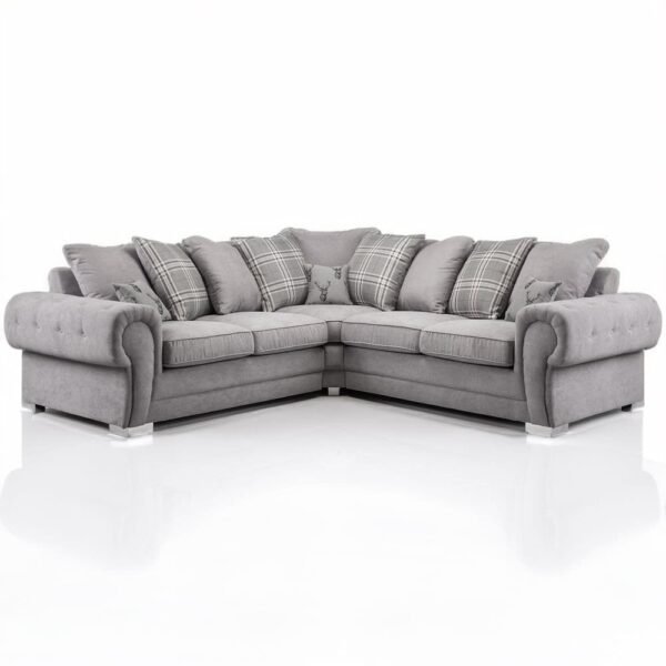 Sharon Scatterback 2C2 Sofa Grey Large Corner