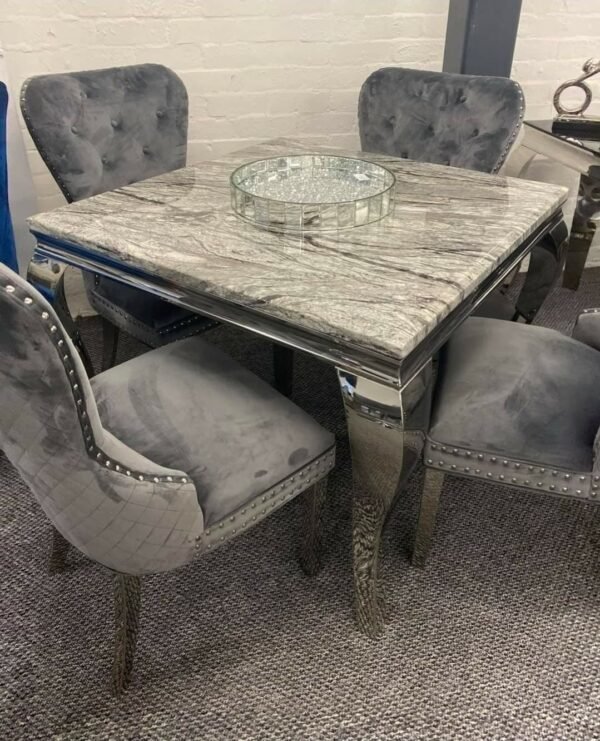 Square Italian Marble Set