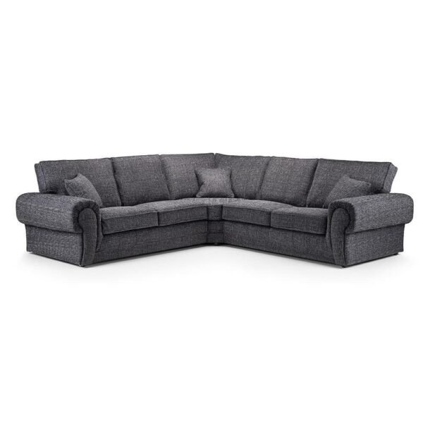 Willow 2C2 Dark Grey Sofa Large Corner Couch