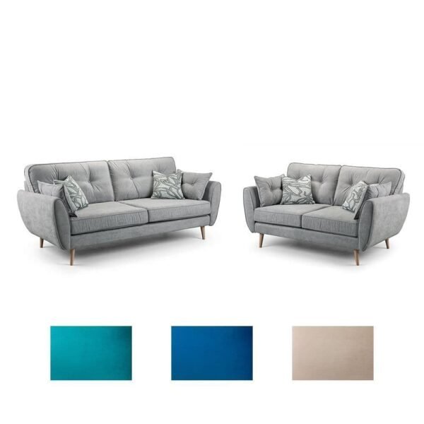 Zinus Grey 3+2 Sofa Couch